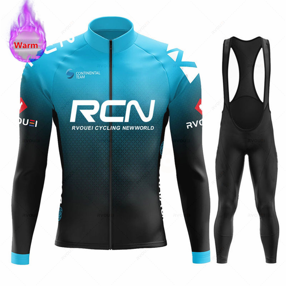Cycling Gear Brands - Set Maglia Ciclismo Invernale Termica in