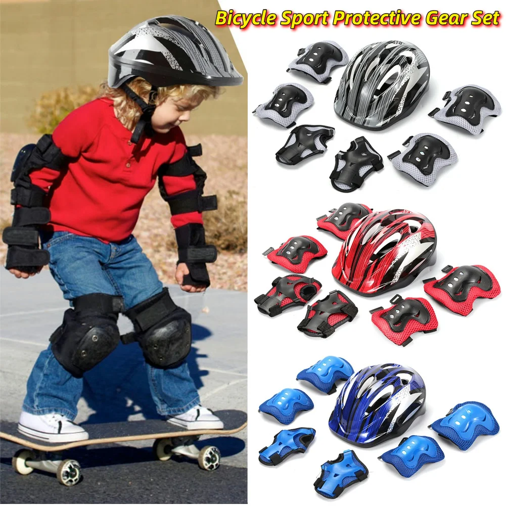 Cycling Protective Gear For Kids - Set di Protezioni Sportive per Bicicletta