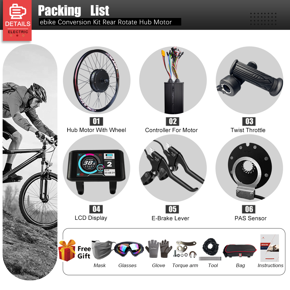 Kit di conversione bici elettr - Cycling Gear Display recensione e prezzo